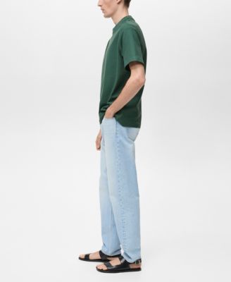 Men's Regular-Fit Textured T-Shirt