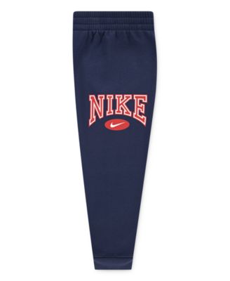 Little Boys' Gameday Essentials Crewneck Sweatshirt and Pants, 2-Piece Set