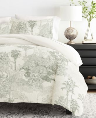 Timeless Pattern Reversible 3-Pc. Duvet Cover Set, King/California King