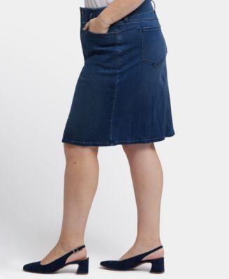 Plus Size High Waist Skirt