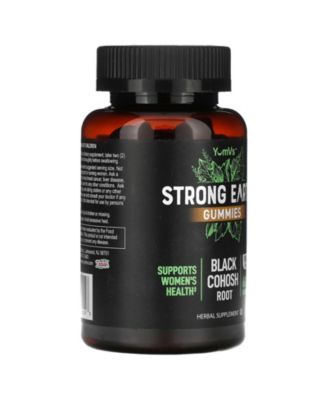 Strong Earth Gummies  Black Cohosh Root  Peach  -  60 Gummies