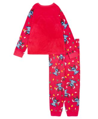 Lilo & Stitch Big Girls' Long Sleeve Pajama Set