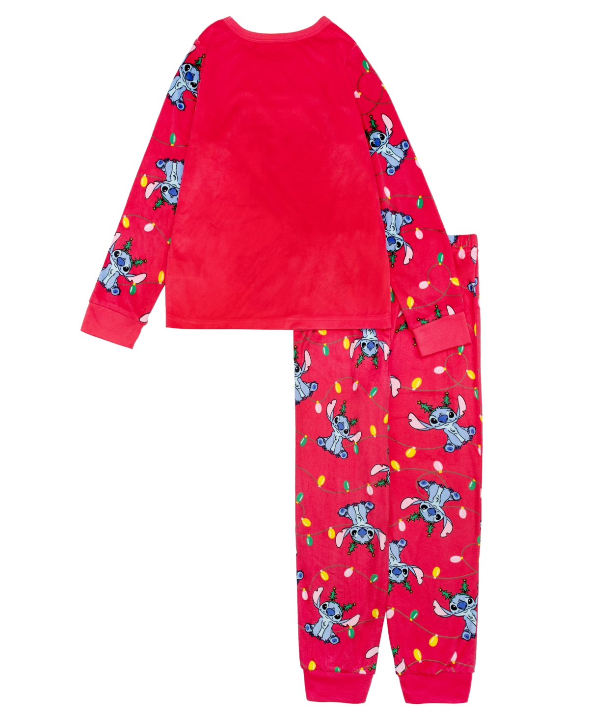 Ame Big Girls Lilo & Stitch Long Sleeve Pajama Set