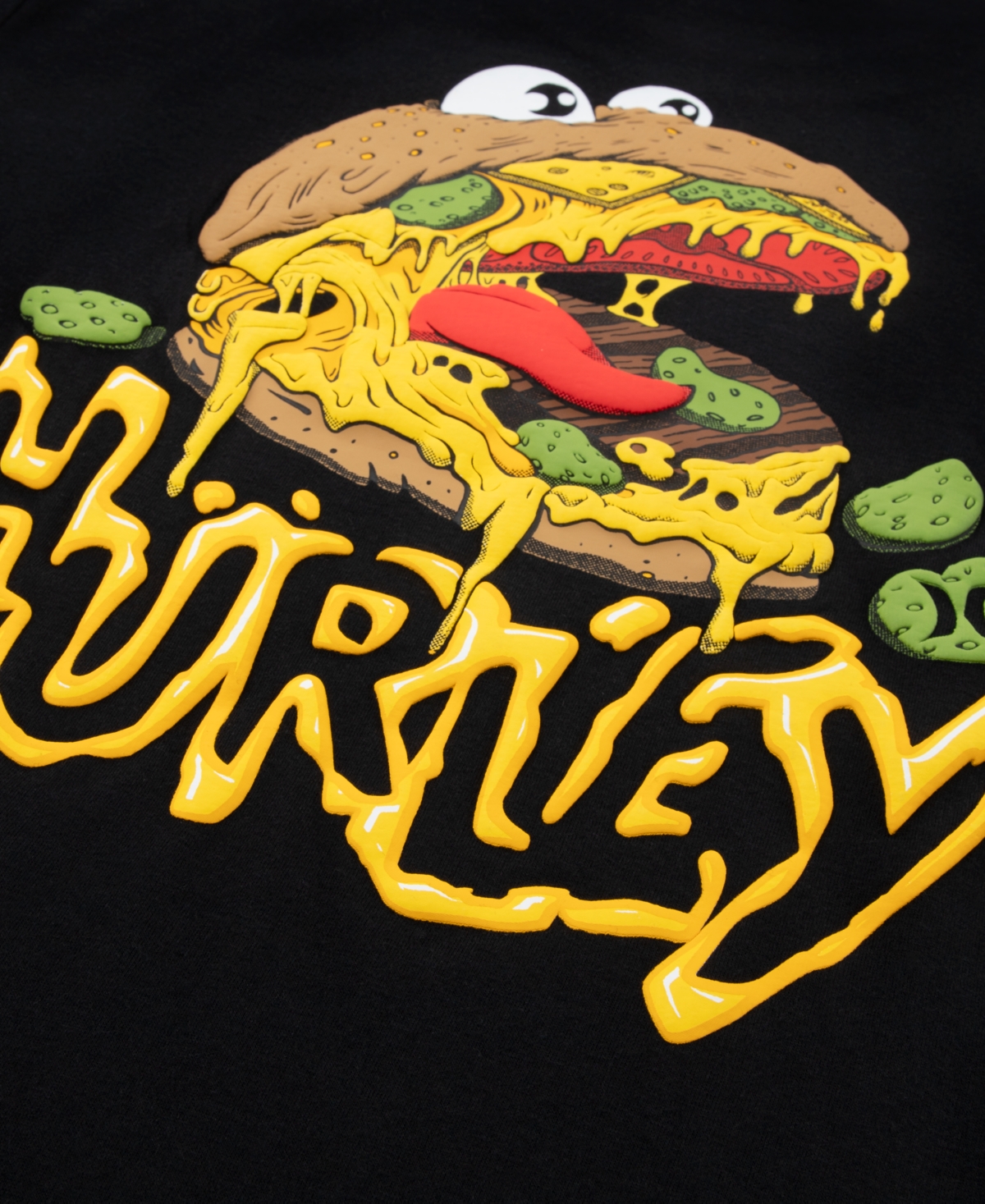 Hurley Big Boys Printed Short Sleeve T-shirt In Black