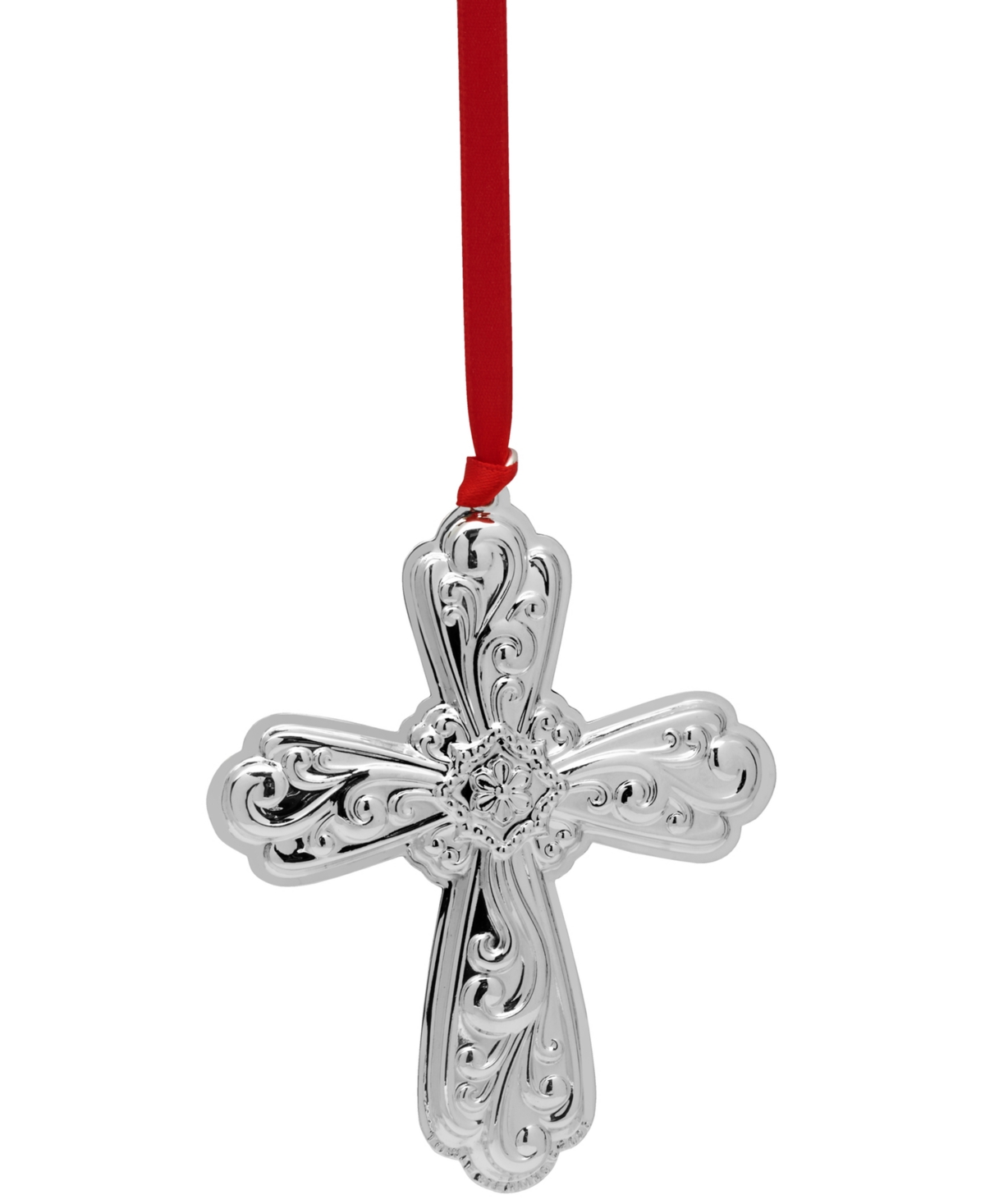 Towle 2025 Sterling Silver Old Master Cross Ornament, 32nd Edition In Silver