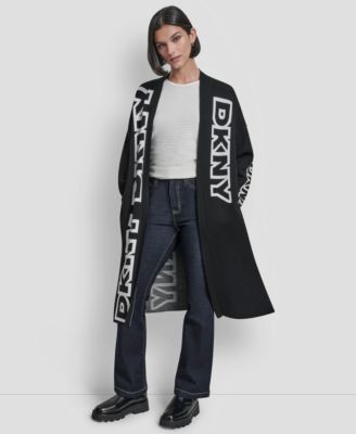 Women's Exploded Logo Oversized Cardigan Sweater