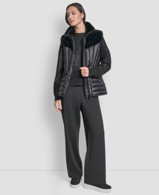 Women's Front-Zip Puffer Vest Jacket