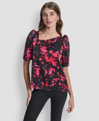 Women's Short Sleeve Printed Top
