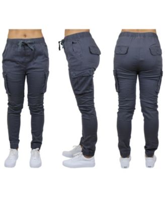 Women's Loose Fit Cotton Stretch Twill Cargo Joggers