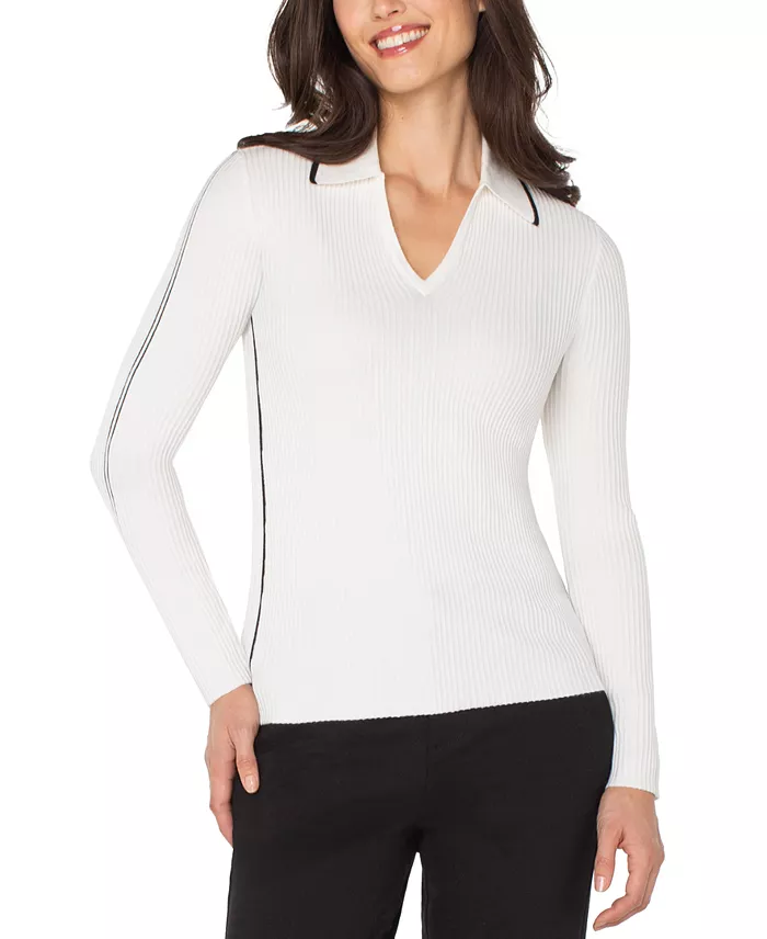 Women's Long Sleeve V-Neck Sweater