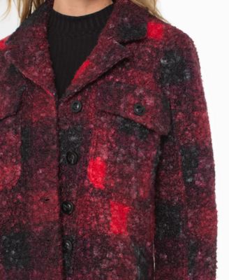 Women's Button Front Boxy Shacket