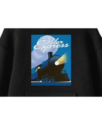 Vintage Poster Boy's Black Hoodie-Small