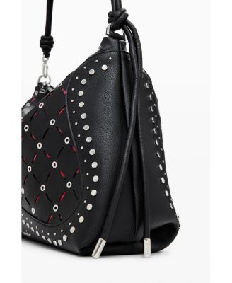 Women's Medium cut-out faux leather bag