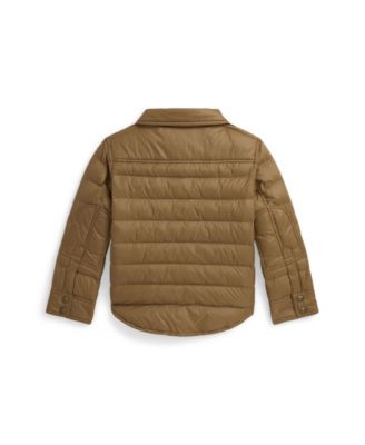 Toddler and Little Boys Quilted Shirt Jacket