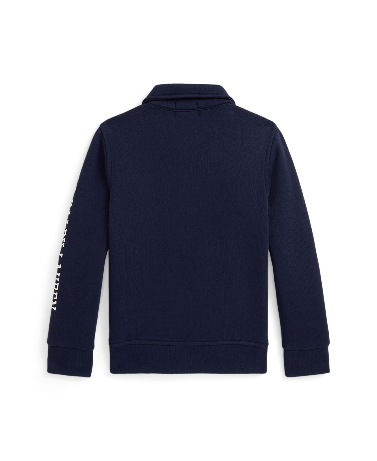 Polo Ralph Lauren Ralph Lauren Logo Fleece Collared Sweatshirt In Blue