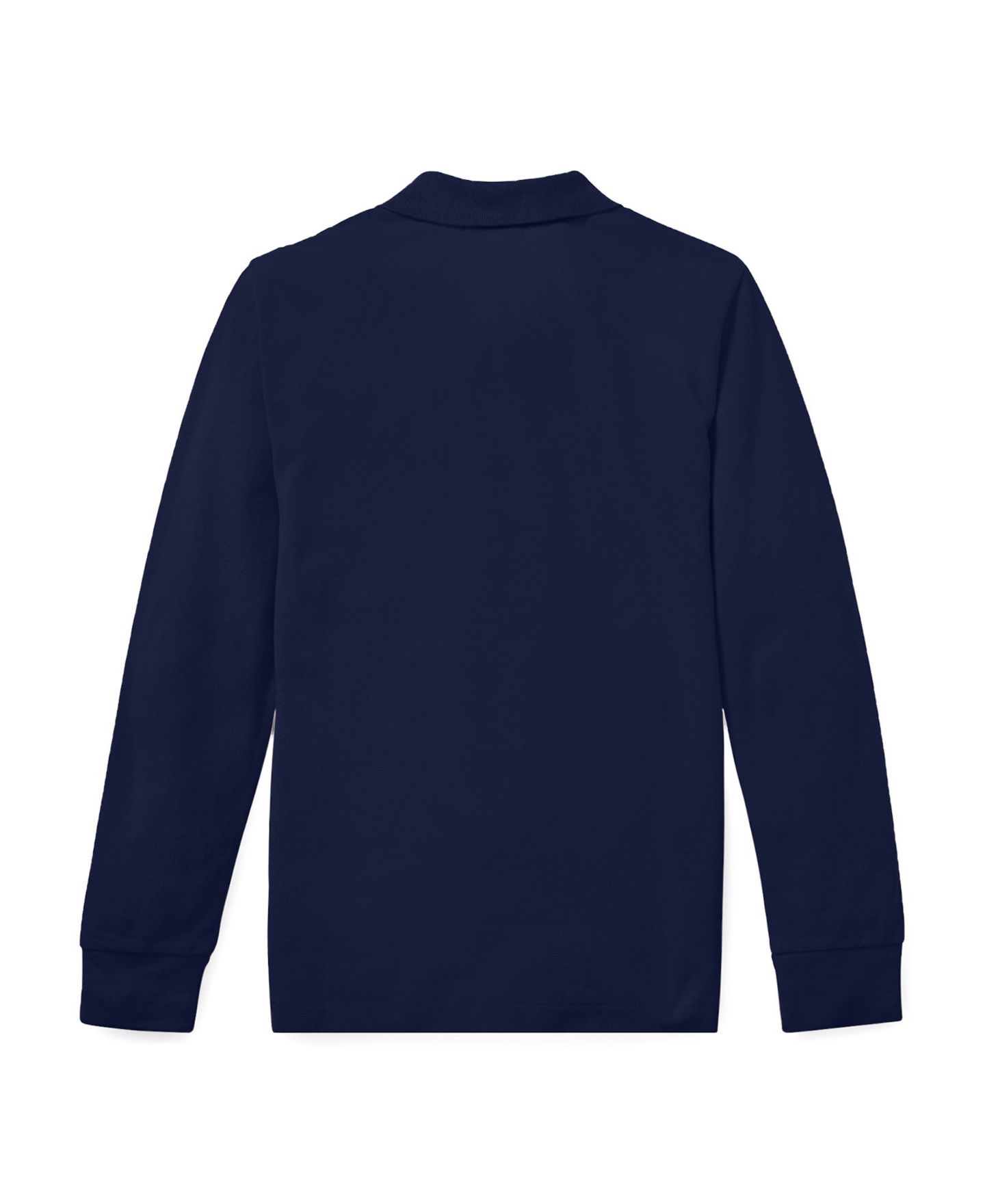 Поло Polo Ralph Lauren Long Sleeve Polo для мальчиков, цвет: Меланжевый — фото 3