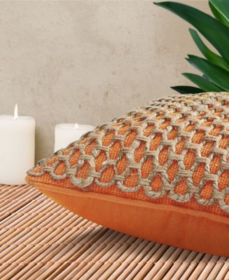 Jada Jute Decorative Pillow, 18" x 18"