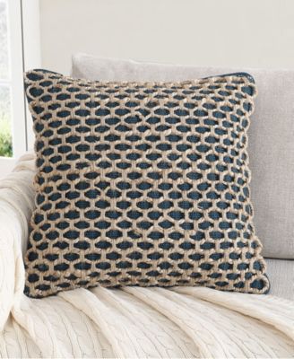 Jada Jute Decorative Pillow, 18" x 18"