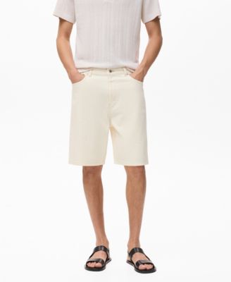 Men's Denim Relaxed-Fit 9.53" Bermuda Shorts