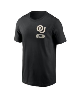 Men's Black Oklahoma Sooners Fashion 2-Hit T-Shirt