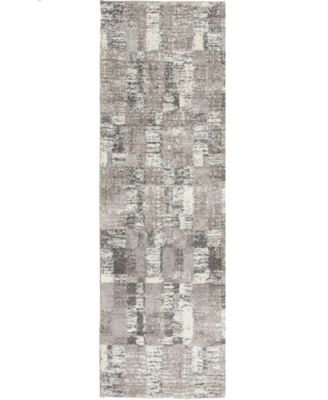 Mink Home - Gemini Hemisphere 2'3"x7'7" Runner Area Rug