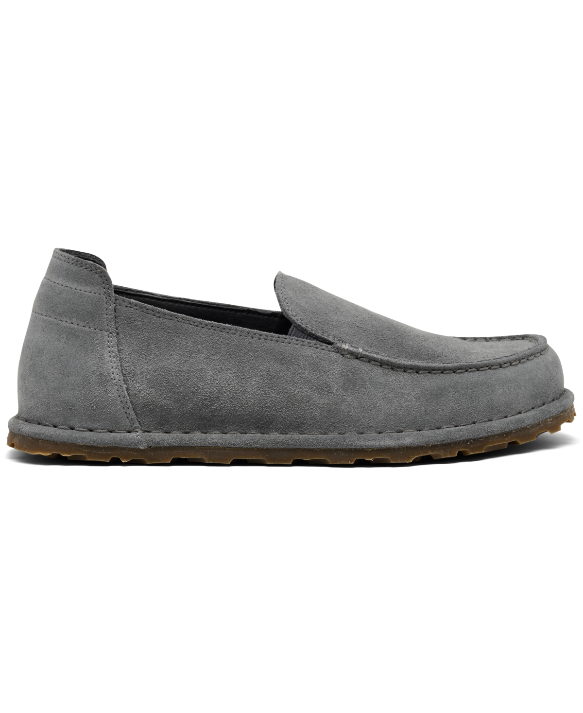 Birkenstock Utti Moc Toe Loafer In Gray