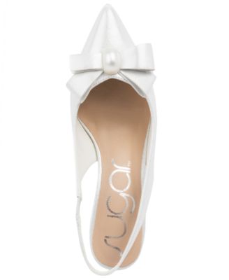 Women's Dazzy Bow Detail Pointed Toe Dress Pumps