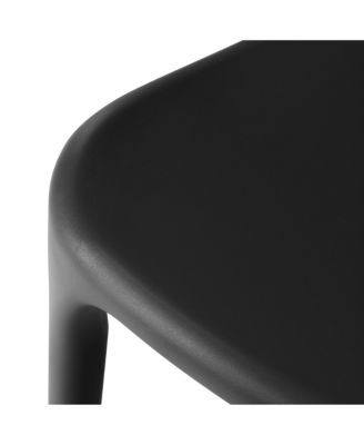 24" Upholstered Saddle Seat Counter Stool