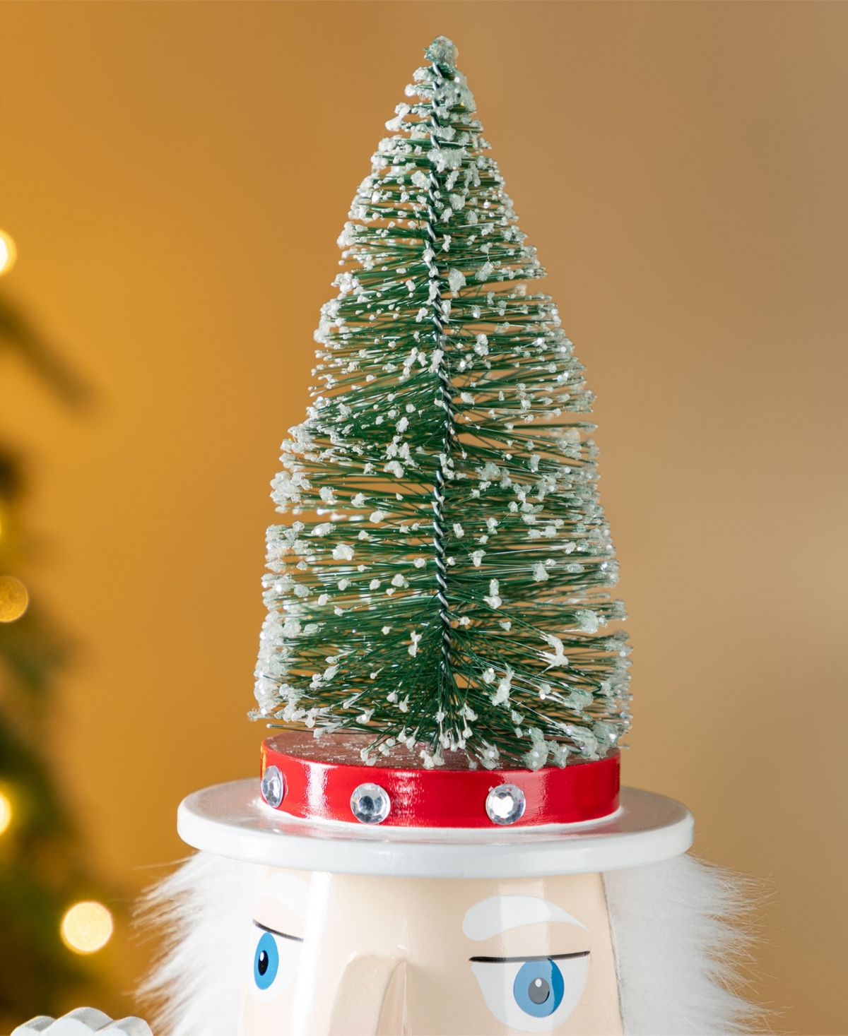 Glitzhome 26" Wooden Christmas Tree Nutcracker In Multi