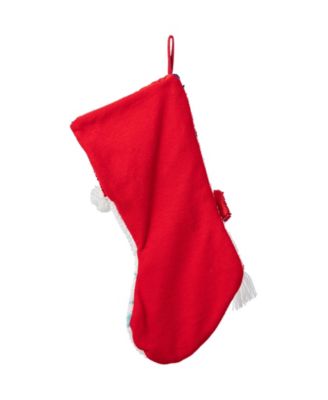 21" Hooked Yeti Christmas Stocking