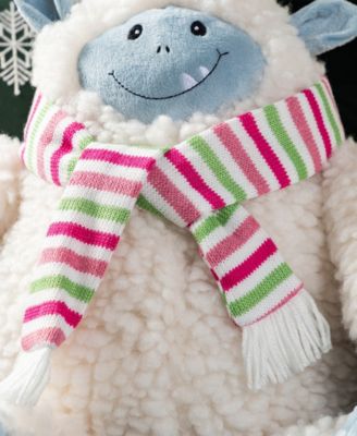 21.75" Christmas Fabric Yeti Shelf Sitter