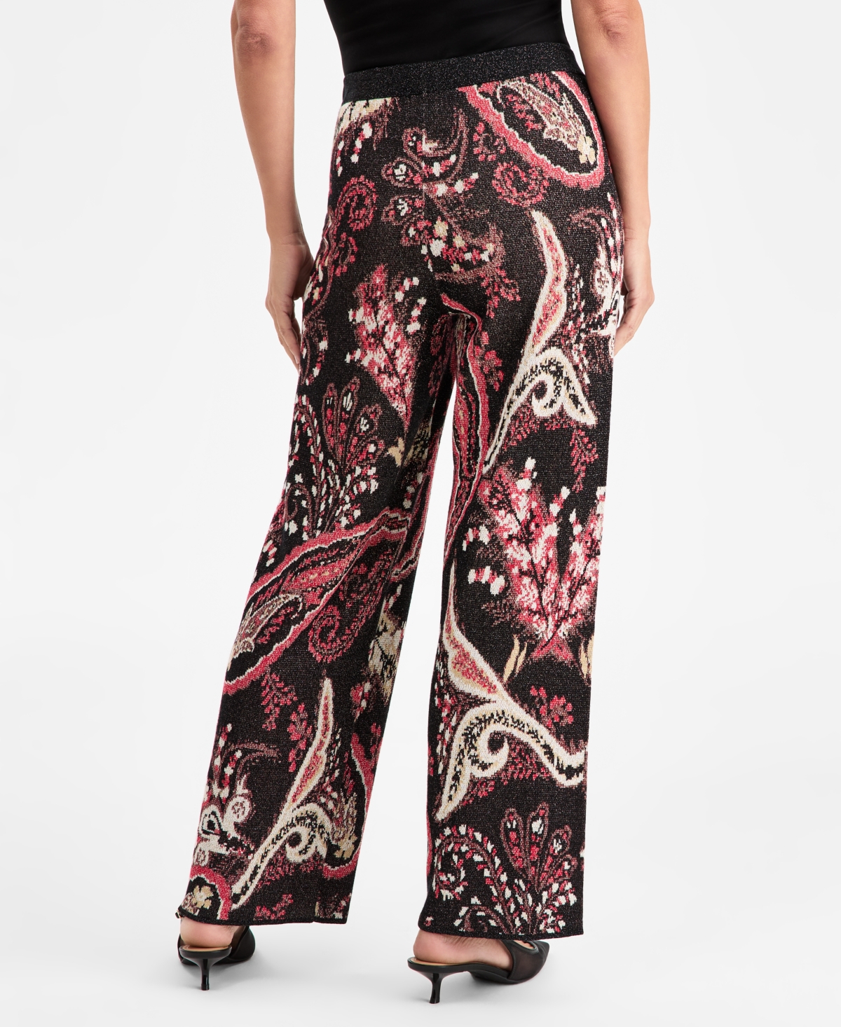 Jm Collection Women's Printed Jacquard Pants, Macy's Exclusive