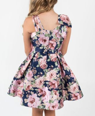 Big Girls Asymmetrical Mikado Social Dress