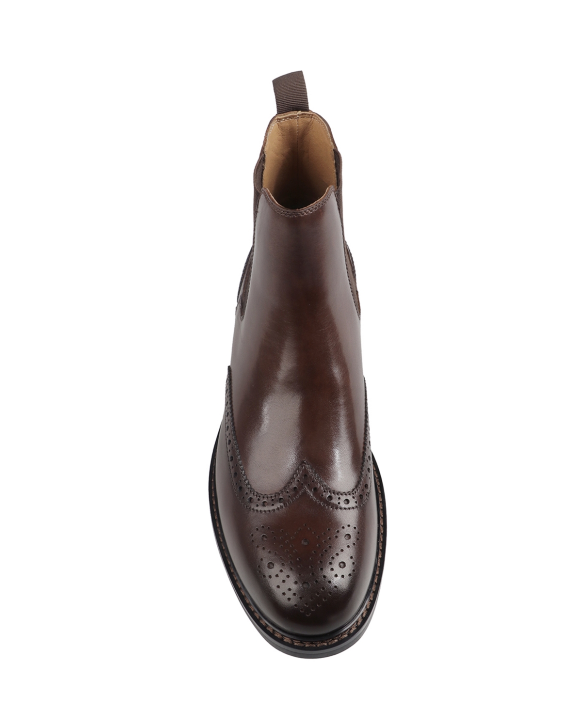 Bar Iii Men's Hughgo Leather Pull-On Block Heel Boots, Macy's Exclusive