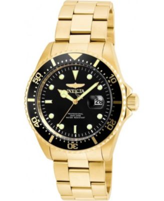 Men's 22062 Pro Diver Quartz 3 Hand Black Dial Watch