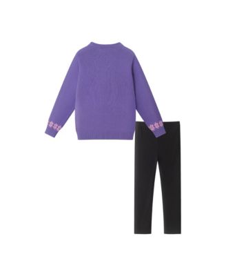 Toddler Girls Toddler/Child Cat Icon Tunic Length Sweater w/Legging Set