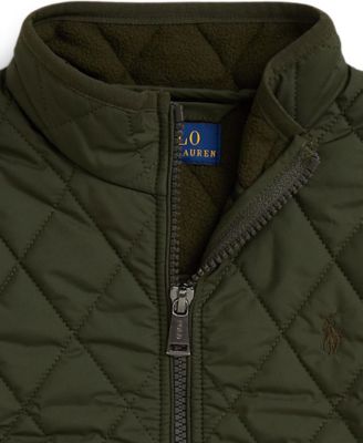 Toddler and Little Boys 2-7 Fleece-Lined Quilted Vest