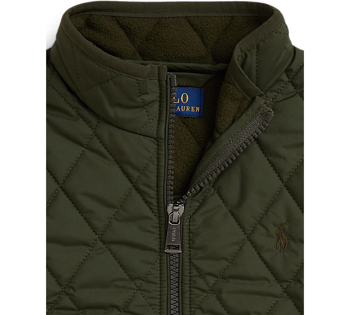 Polo Ralph Lauren Toddler And Little Boys Fleece-lined Quilted Vest In Green