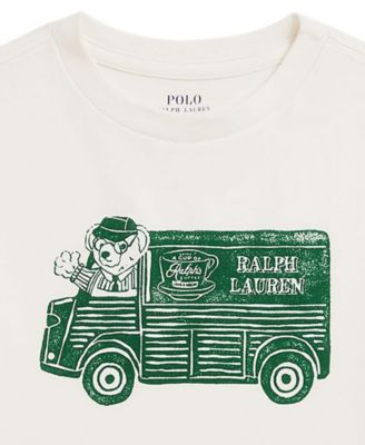 Toddler and Little Boys Ralph’s Coffee Polo Bear T-Shirt