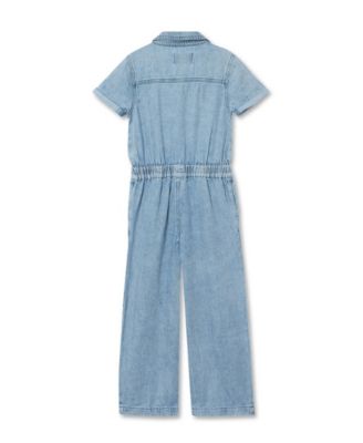 Girls Lightweight Denim Jumpsuit