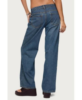 Women's Esmay Studded Low Rise Jeans