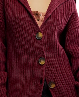 Women's Swim Too Deep Long Sleeve Cardi Sweater