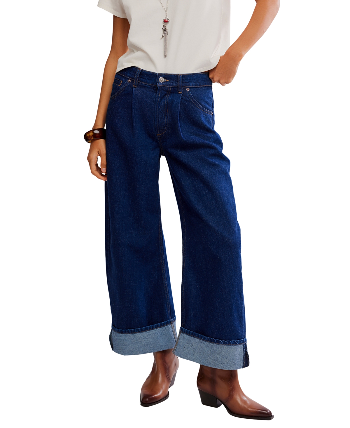 Free People Women's Alia Wide Leg Jeans