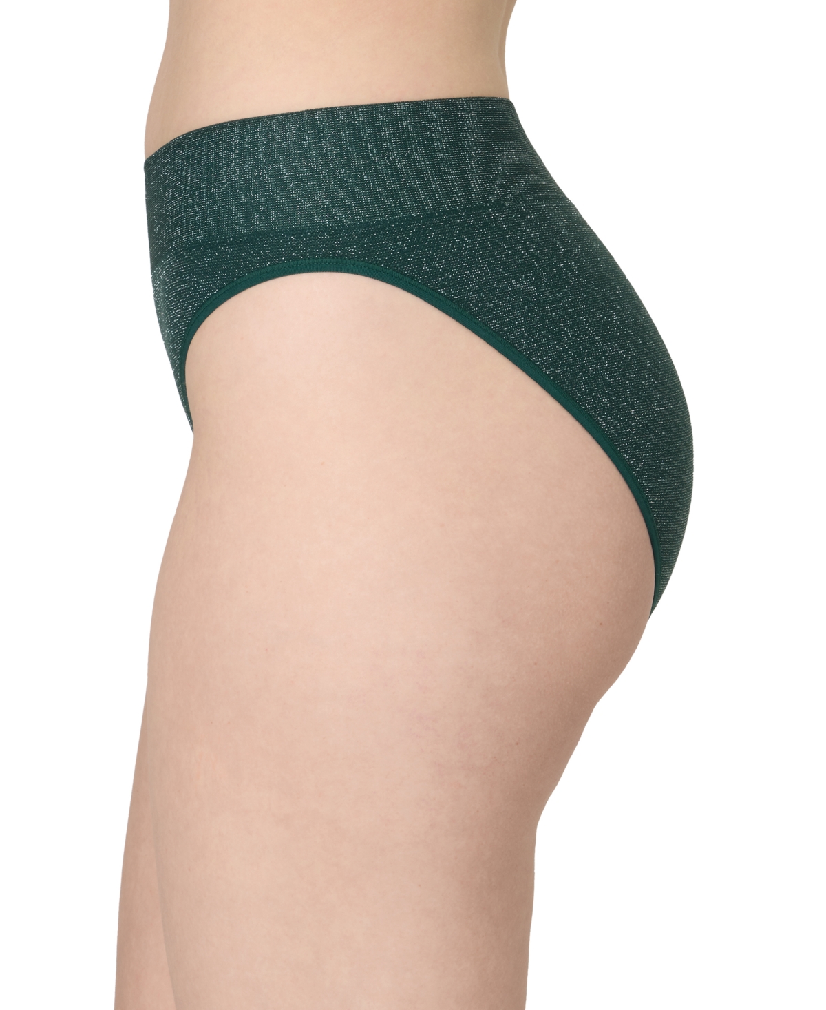 Maidenform M Seamless High Leg Bikini Underwear Dm2317 In Green