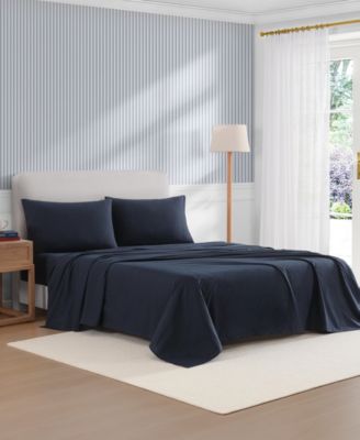 Performance Cooling Solid 180-Thread Count Cotton 3-Pc. Sheet Set, Twin XL