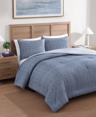 Classic Texture Cotton 3-Pc. Comforter Set, King