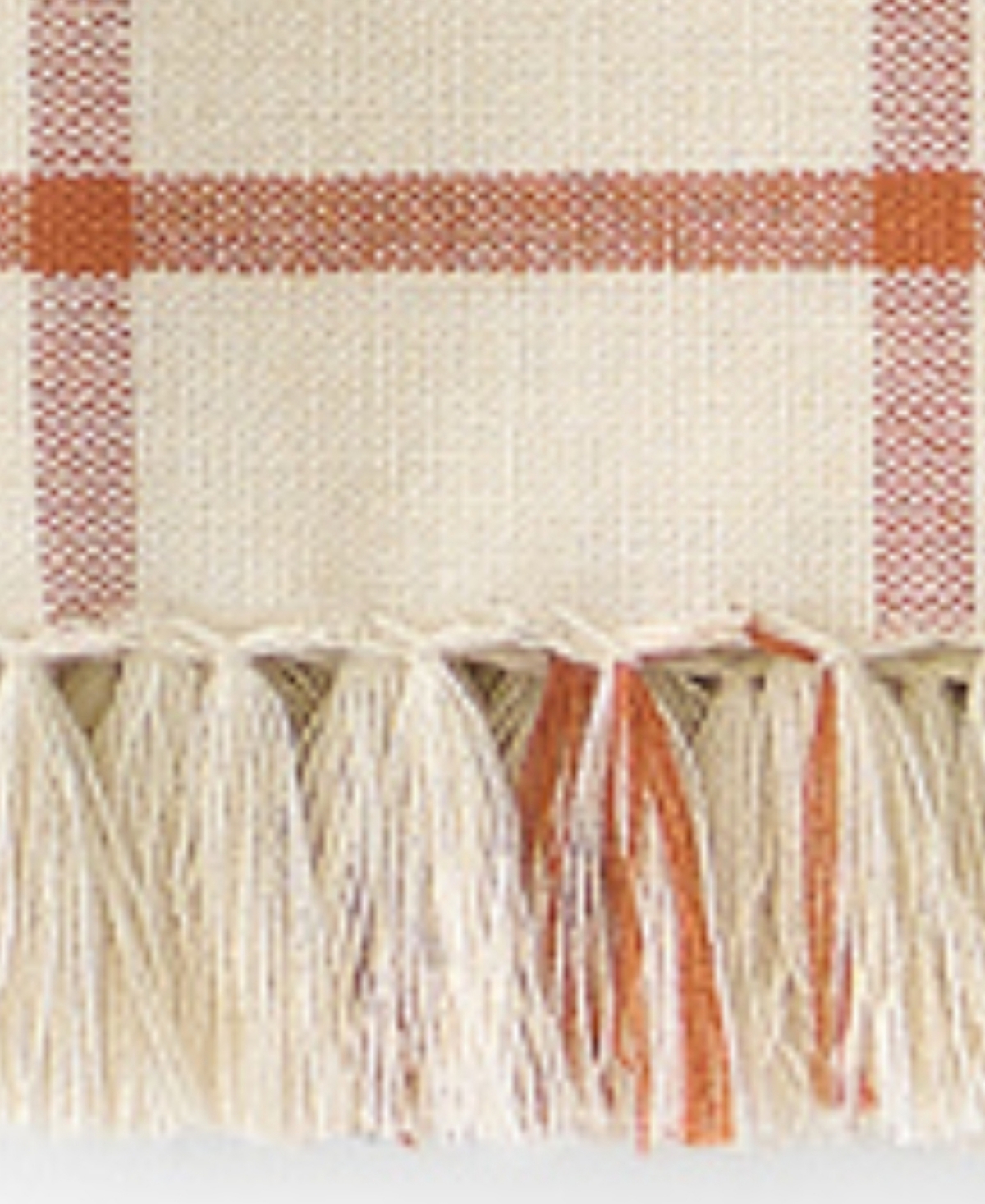 Elrene Harvest Windowpane Cotton Table Runner and 4-Pc. Napkin Set