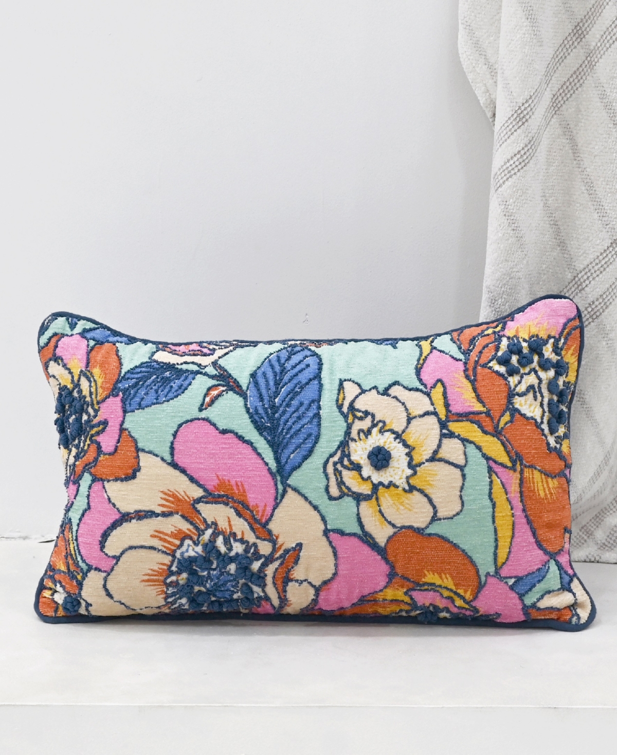 Vibhsa Novelty Digital Print Decorative Pillow, 14" X 24" In Multi