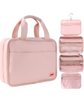 Travel Toiletry Bag,Hanging Toiletry Bags for Traveling Women, Water-resistant Makeup Cosmetic Bag Travel Organizer for Accessories, Shampoo, Full-size Container, Toiletries