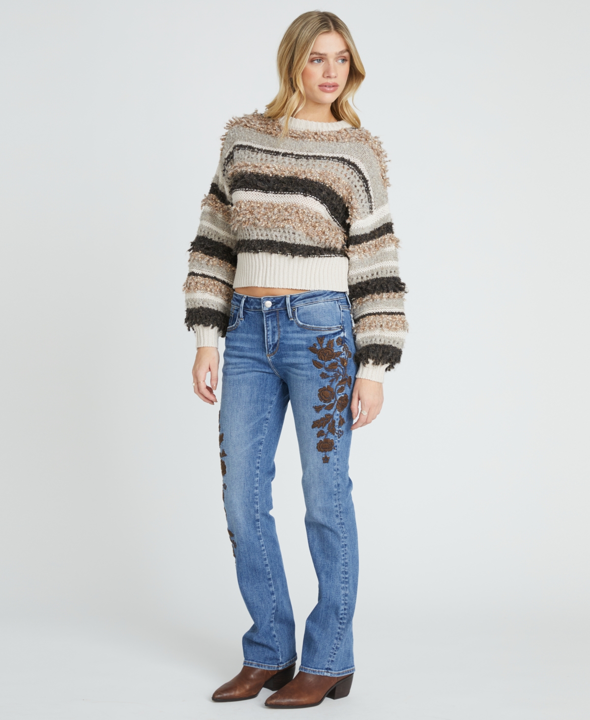 Driftwood Women's Kelly X Arctic Rodeo Mid Rise Jeans In Blue